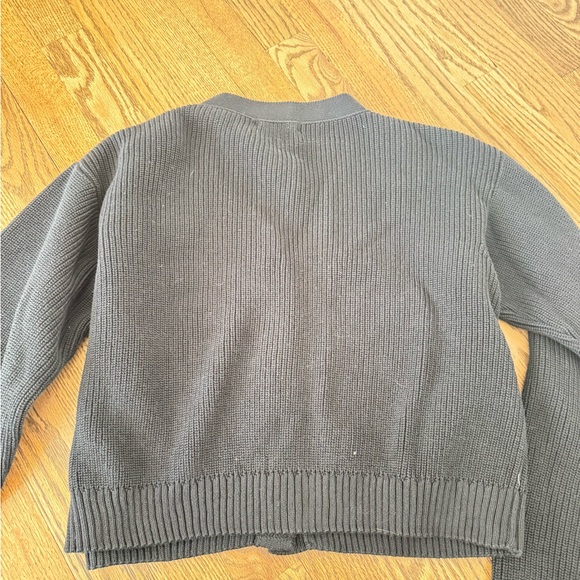 Black cardigan Sweater - Picture 3 of 4